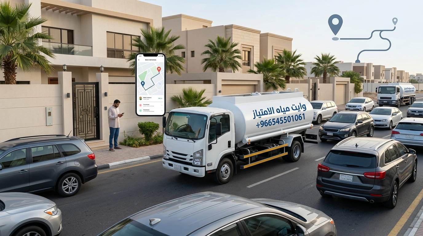 متابعة طلب وايت مياه متأخر في جدة